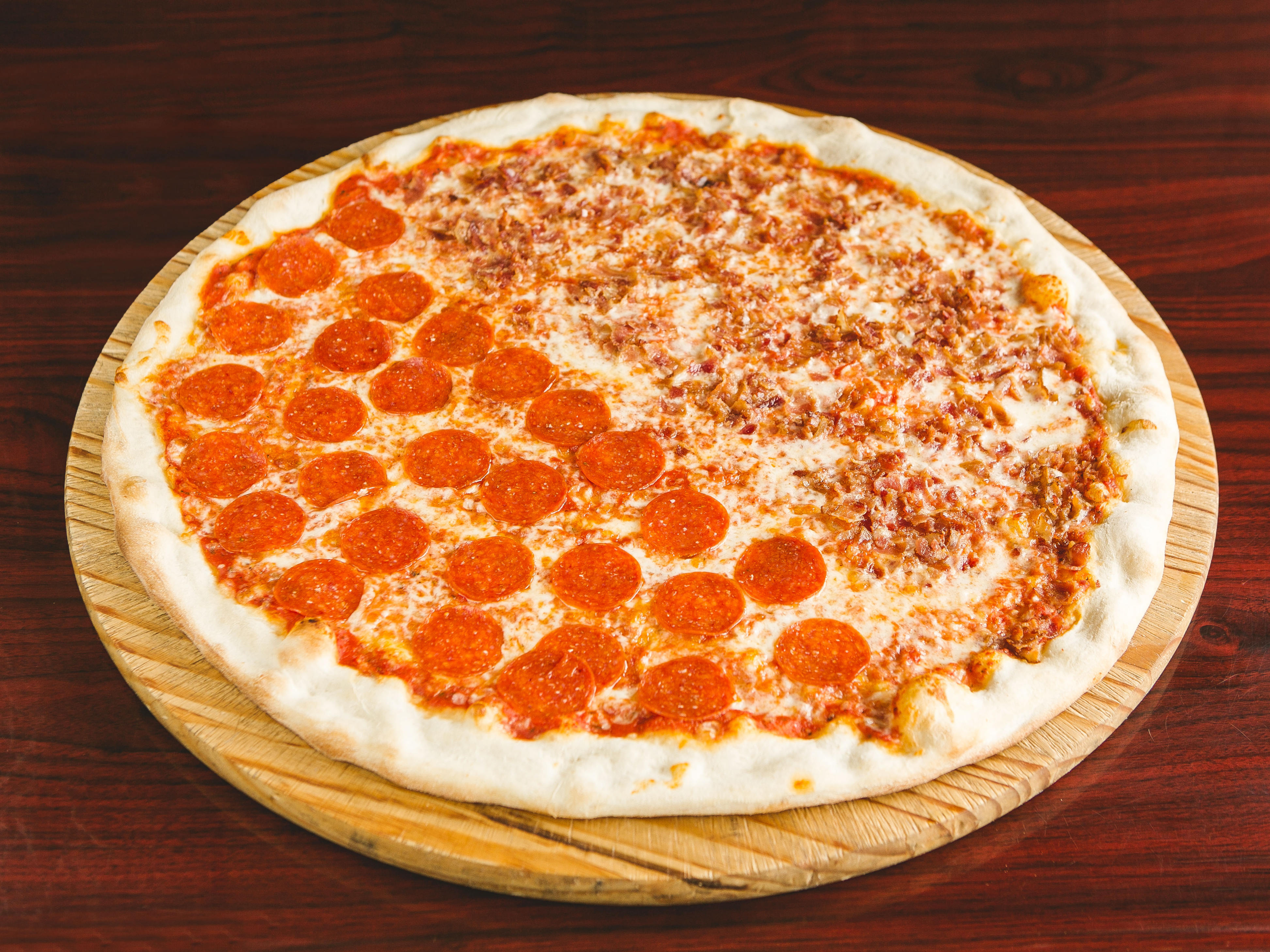 Order Meat Lovers Pizza food online from Pierre's Pizza store, Margate City on bringmethat.com