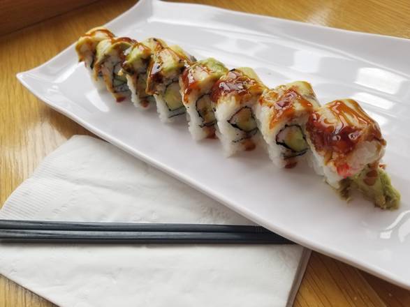 Order Dragon Roll food online from Oh Sushi store, Des Moines on bringmethat.com