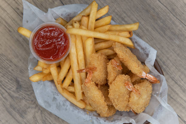 Order #19. Jumbo Shrimp Combo food online from Crown Fried Chicken store, Newark on bringmethat.com