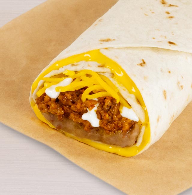 Order Beefy 5-Layer Burrito food online from Taco Bell store, Houston on bringmethat.com