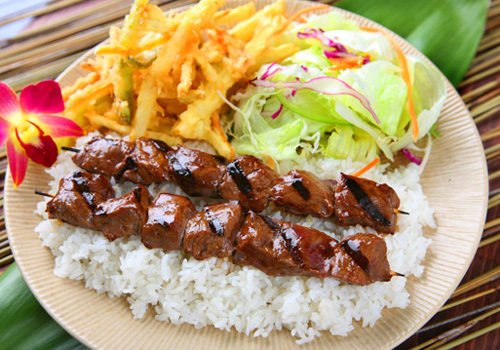 Order #2. Beef Kabobs food online from Teriyakiya store, Granada Hills on bringmethat.com