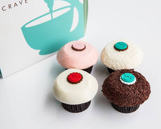 Order Traditional Four Pack food online from Crave Cupcakes store, The Woodlands on bringmethat.com
