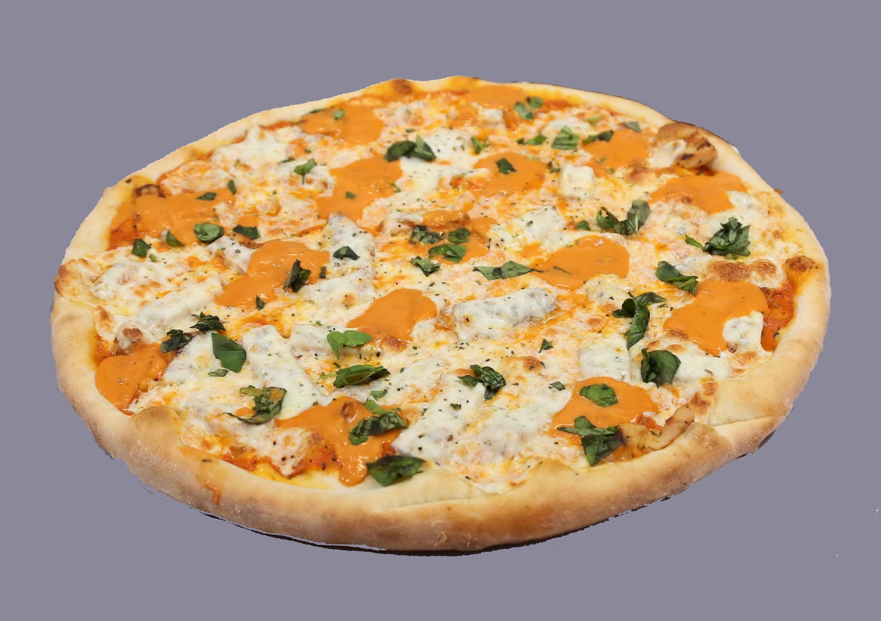 Order Chicken Vodka Sauce Pizza food online from Famous Calabria store, New York on bringmethat.com