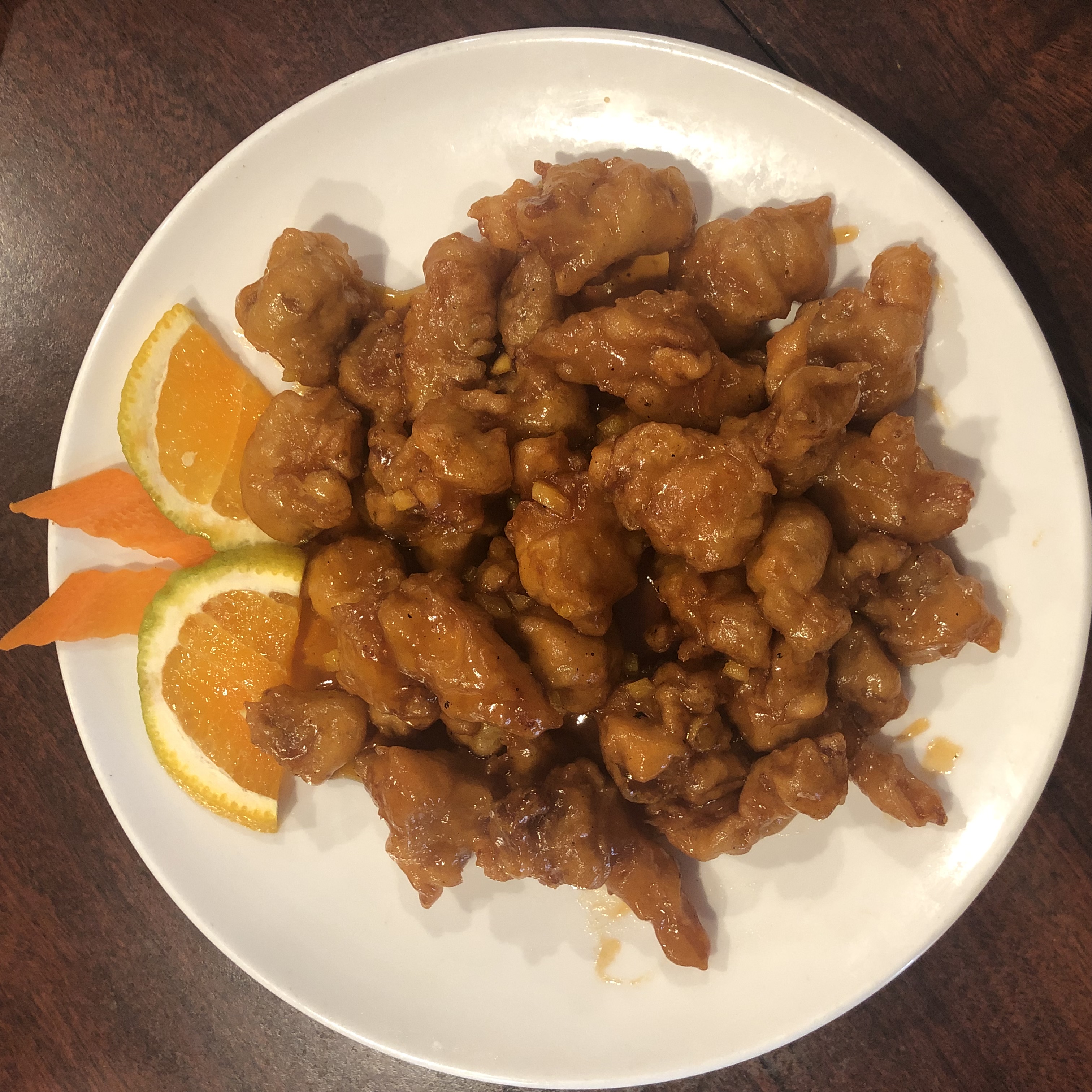 Order 13. Orange Chicken food online from China Chef Asian Cuisine store, Sacramento on bringmethat.com