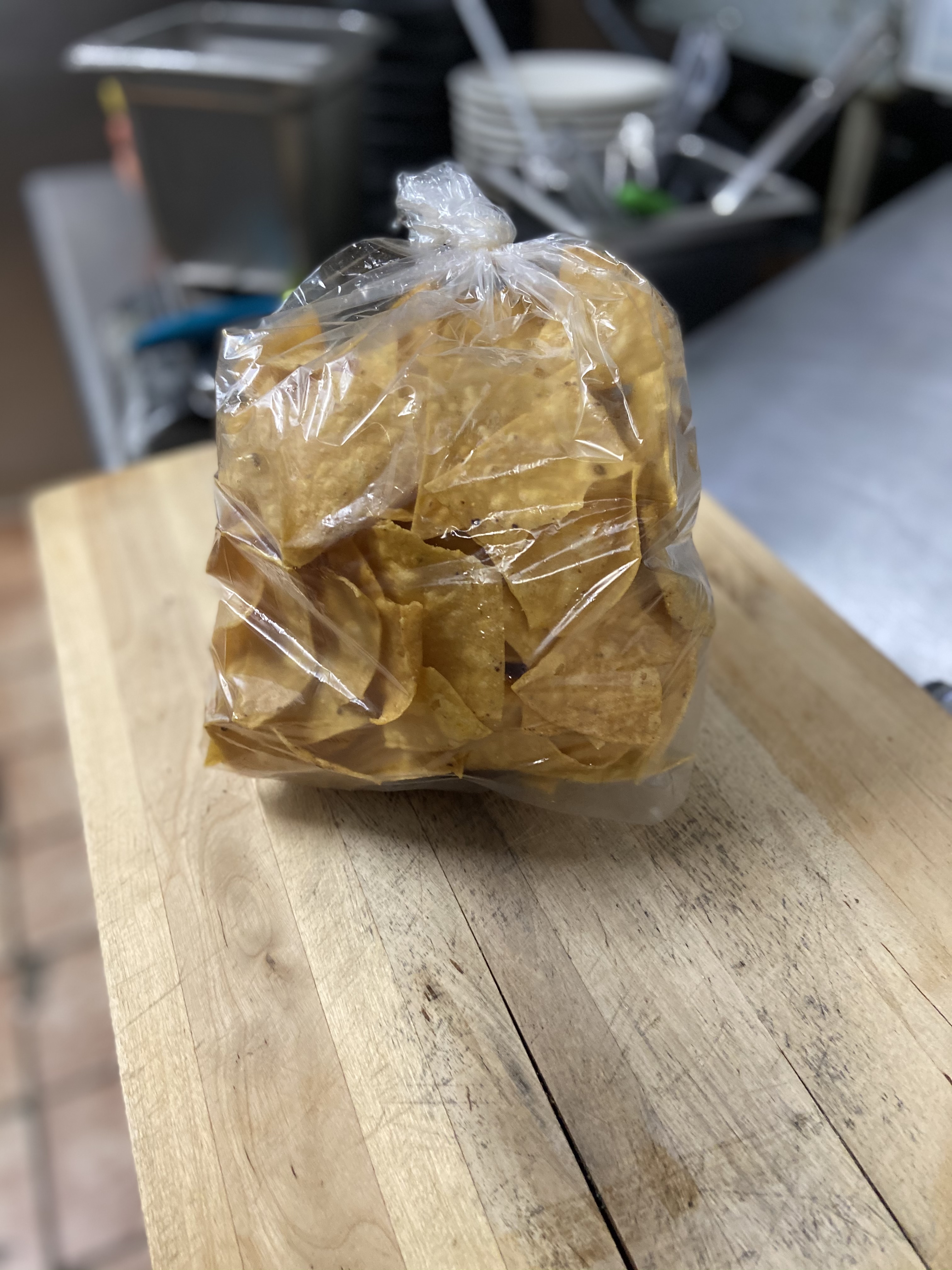 Order Large Bag of Chips food online from Little Mexican Cafe store, New Rochelle on bringmethat.com