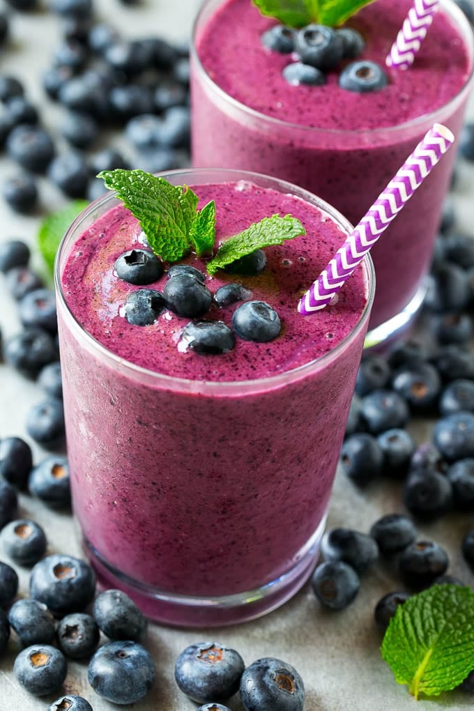 Order Blueberry Smoothie (Cup size) food online from Kabob Kabob store, Lathrup Village on bringmethat.com