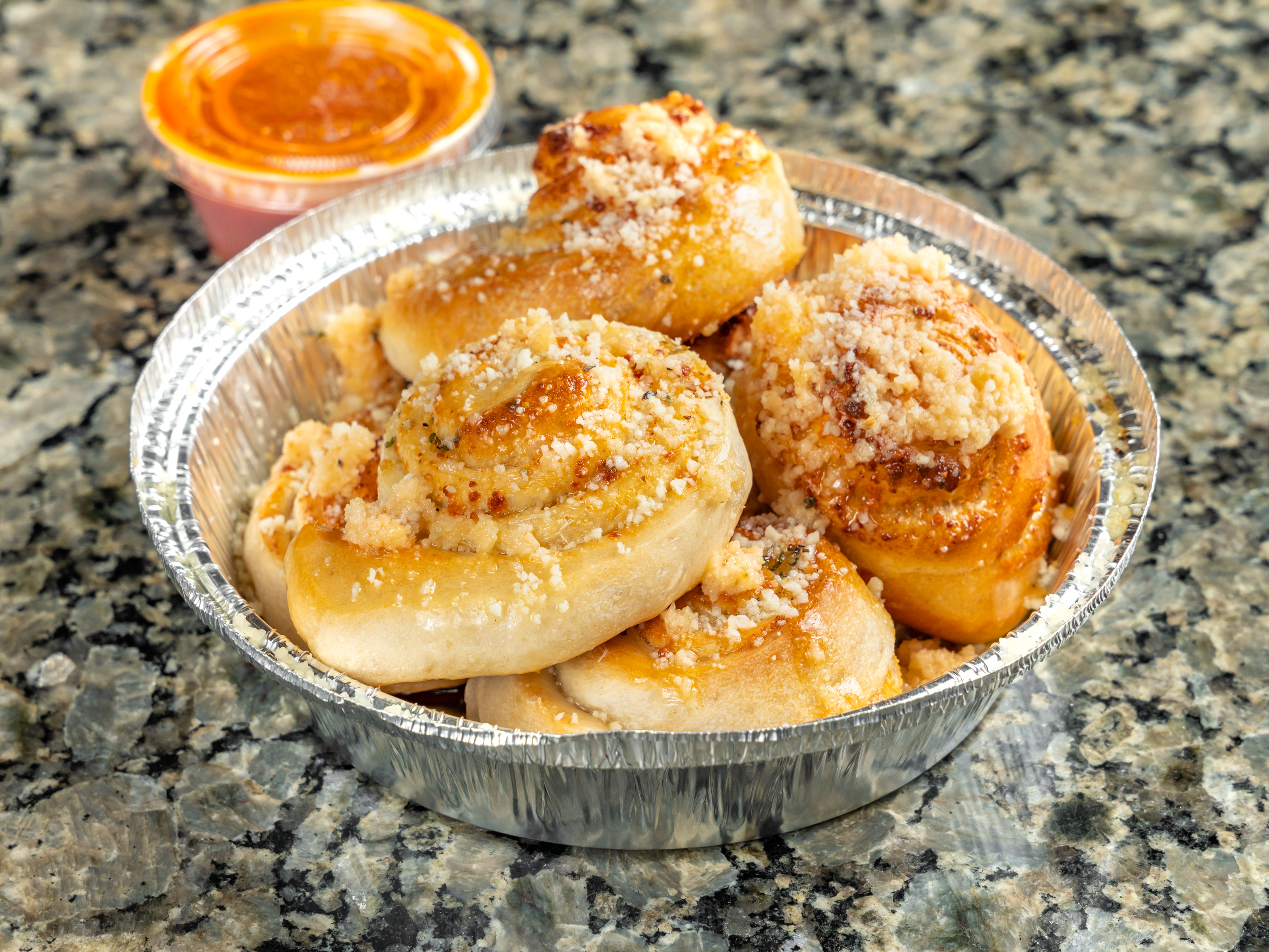 Order 6 Piece Garlic Knots food online from Planet Pizza store, Greenwich on bringmethat.com