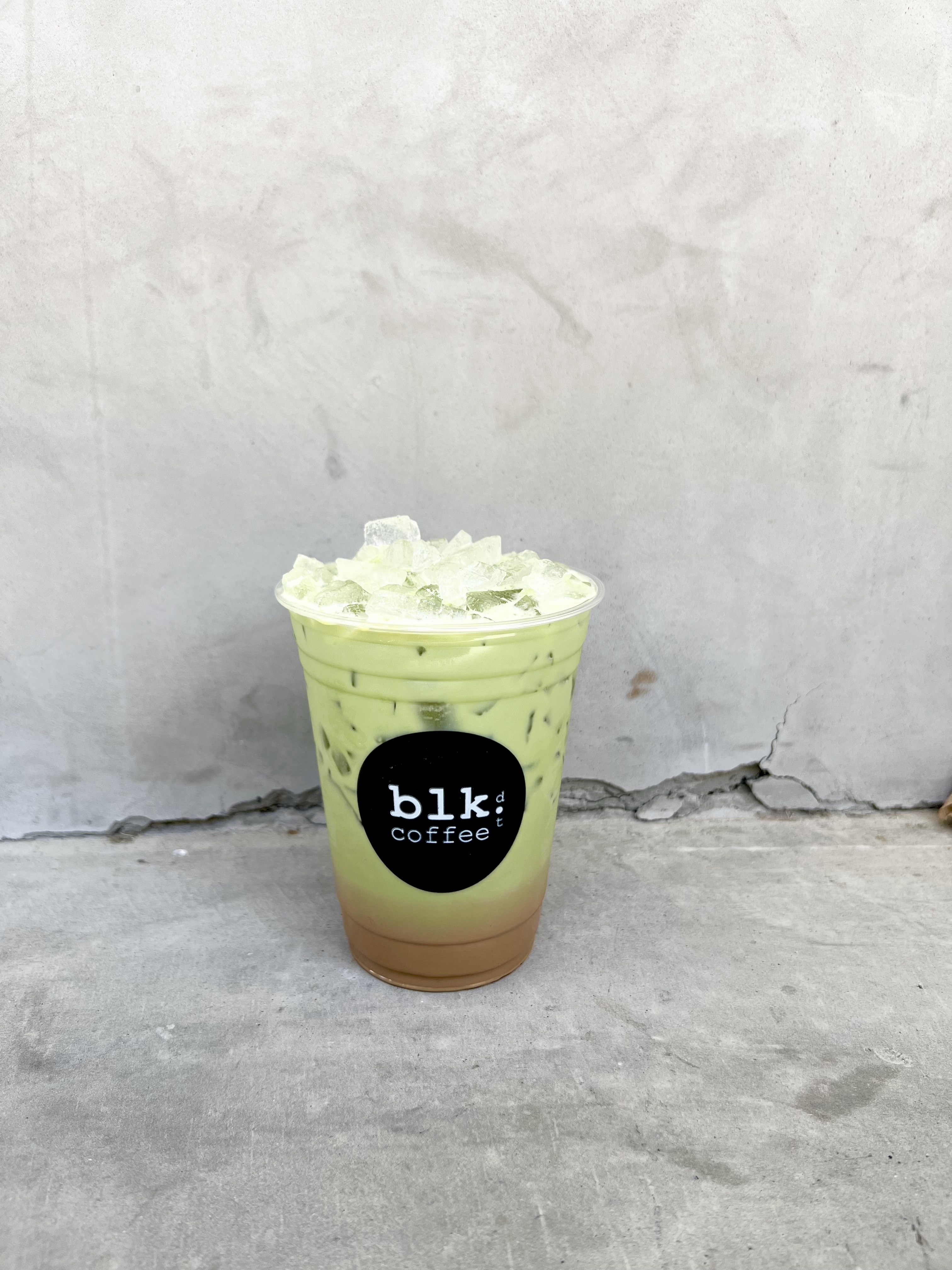 Order Iced VTMatcha food online from Blk Dot Coffee store, Irvine on bringmethat.com