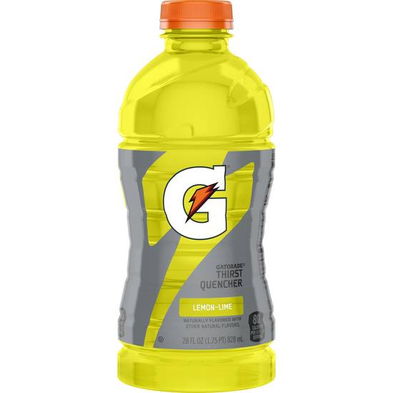 Order Gatorade Thirst Quencher Lemon-Lime Bottle (28 oz) food online from Rite Aid store, Corona Del Mar on bringmethat.com