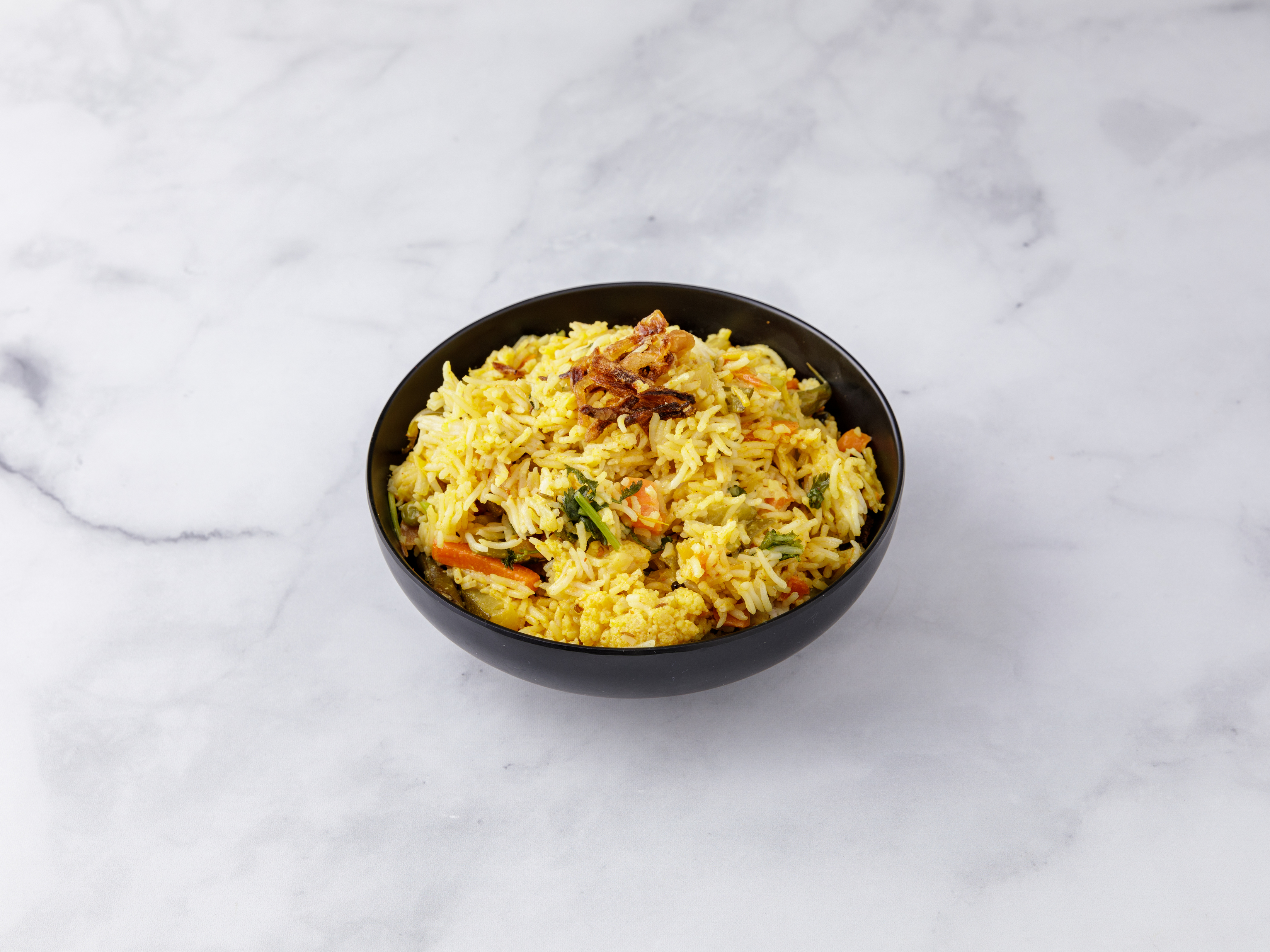Order Vegetable Biryani food online from Curry In A Hurry store, New York on bringmethat.com