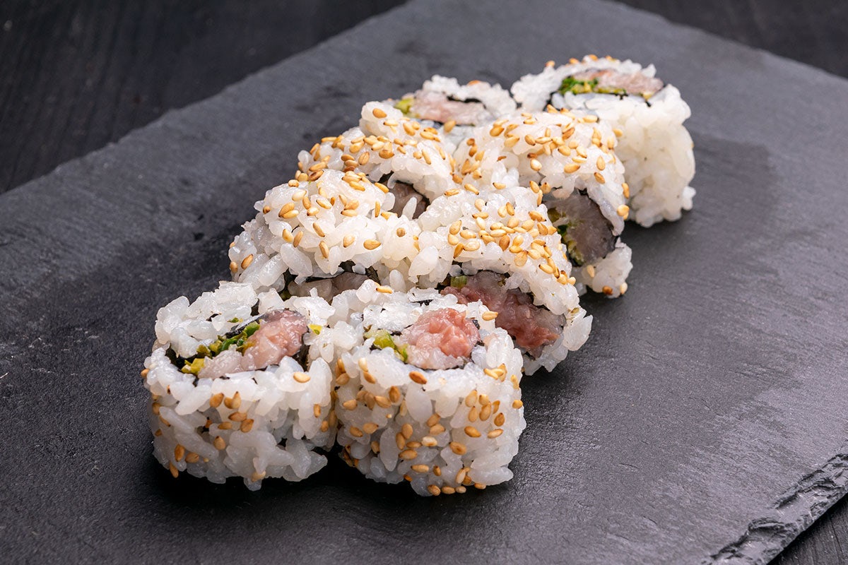 Order Yellowtail Jalapeno Roll food online from Robata Jinya store, Los Angeles on bringmethat.com