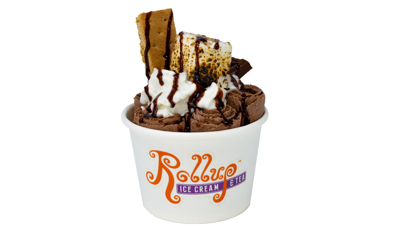 Order Sweet S'more Rollup Ice Cream food online from Rollup Ice Cream & Tea- Portage store, Portage on bringmethat.com