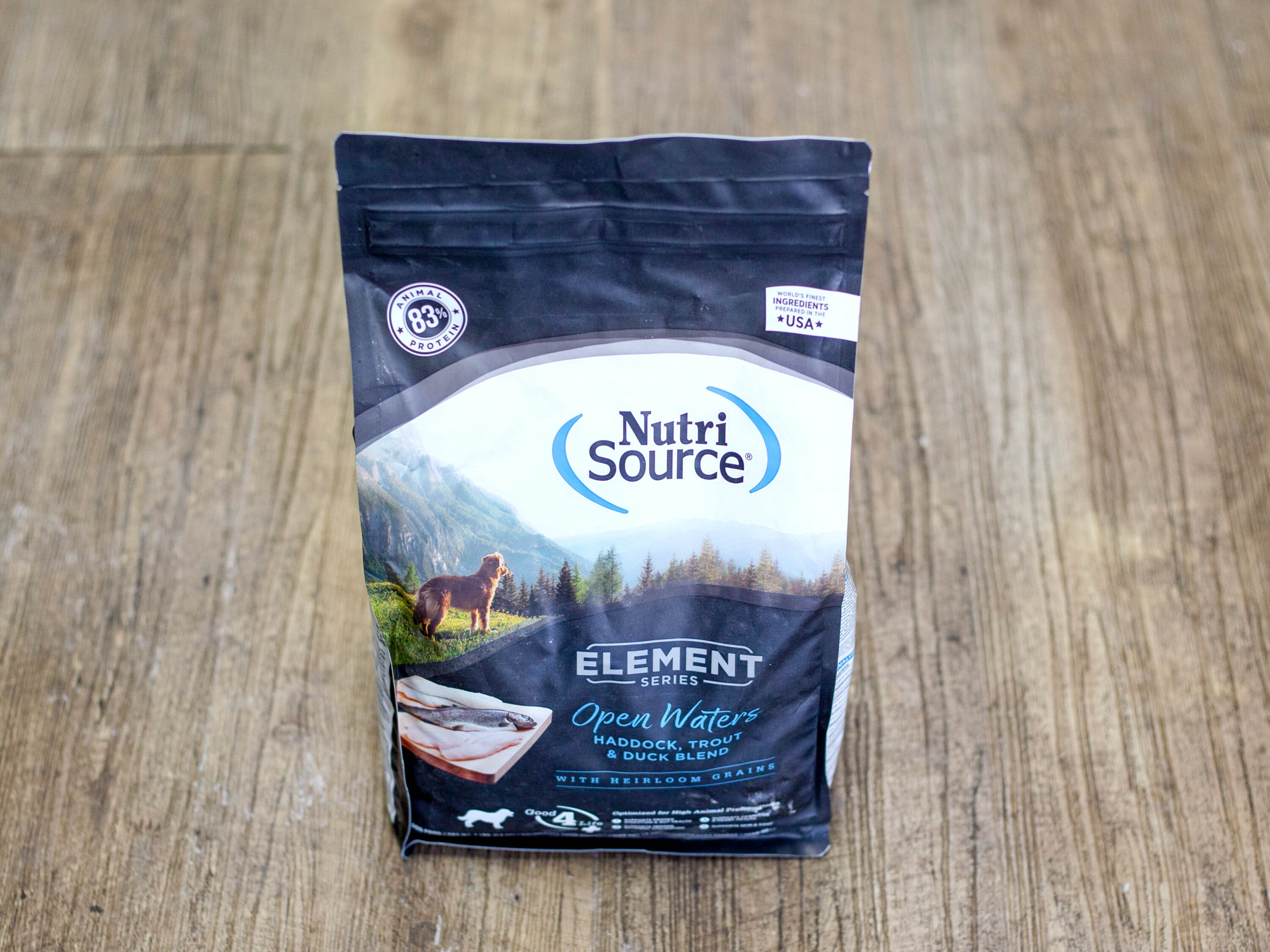 Order NutriSource Elements Series Open Waters Blend Dog Food 4 lb  food online from Park Pet Shop store, Chicago on bringmethat.com