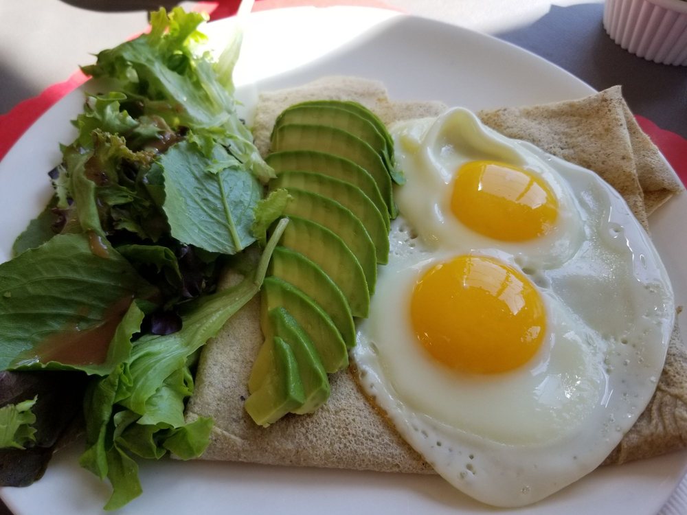 Order Sunny Side Up Crepe food online from The Crepery Cafe store, Rolling Hills Estates on bringmethat.com