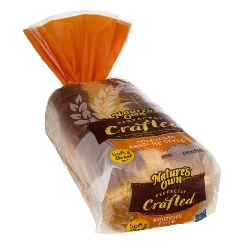 Order Nature's Own · Thick Sliced Brioche Style Bread (22 oz) food online from United Supermarkets store, Plainview on bringmethat.com