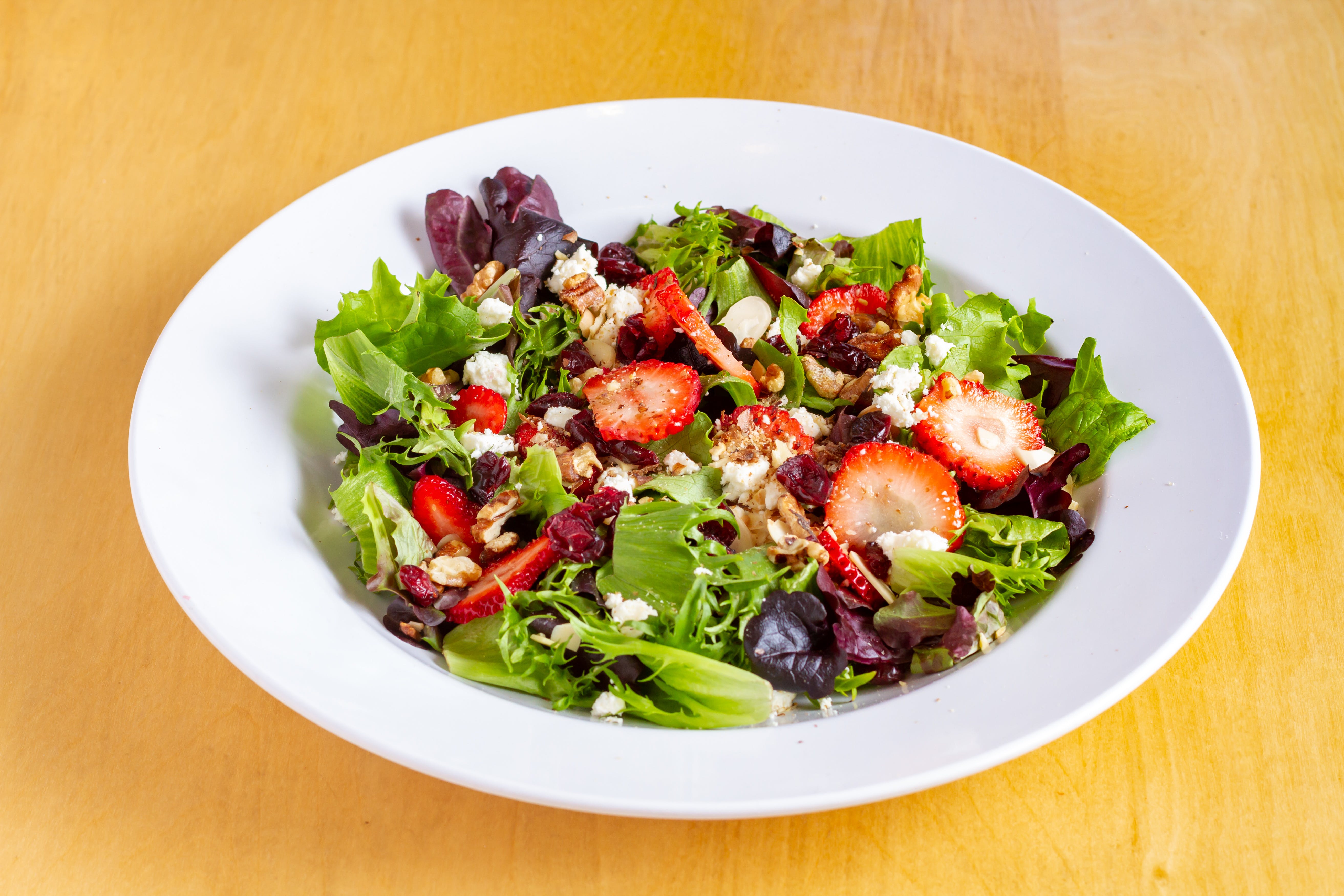 Order Strawberry Nutty Salad - Salad food online from My Three Sons store, Edgewood on bringmethat.com