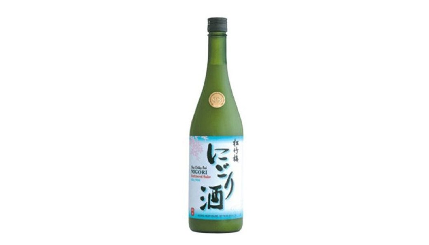 Order Sho Chiku Bai Junmai Nigori Sake Rice Wine 1.5L food online from Dimension Liquor store, Lake Forest on bringmethat.com