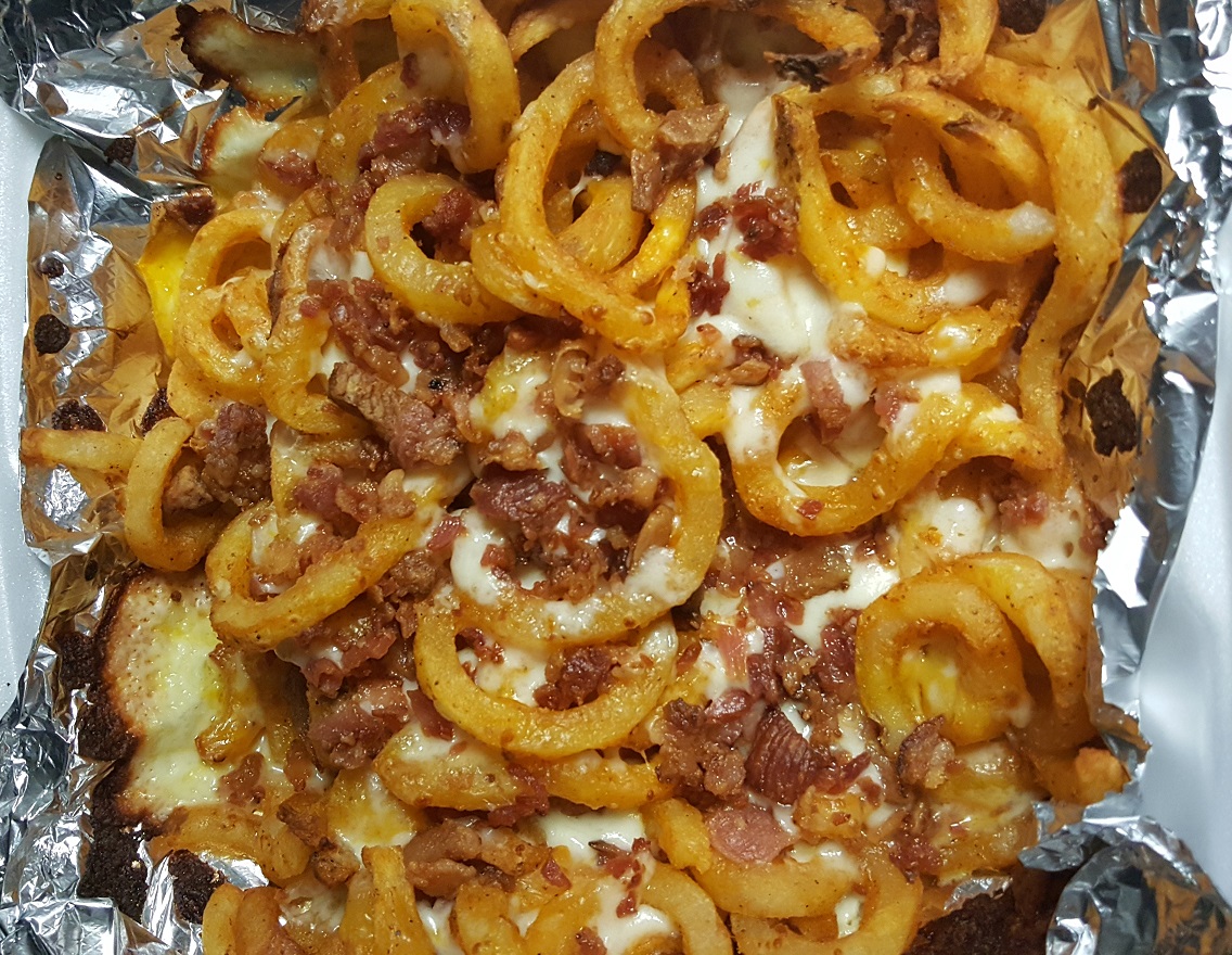 Order Super-Size Bacon Cheese Fries food online from Gumby's Pizza store, Raleigh on bringmethat.com