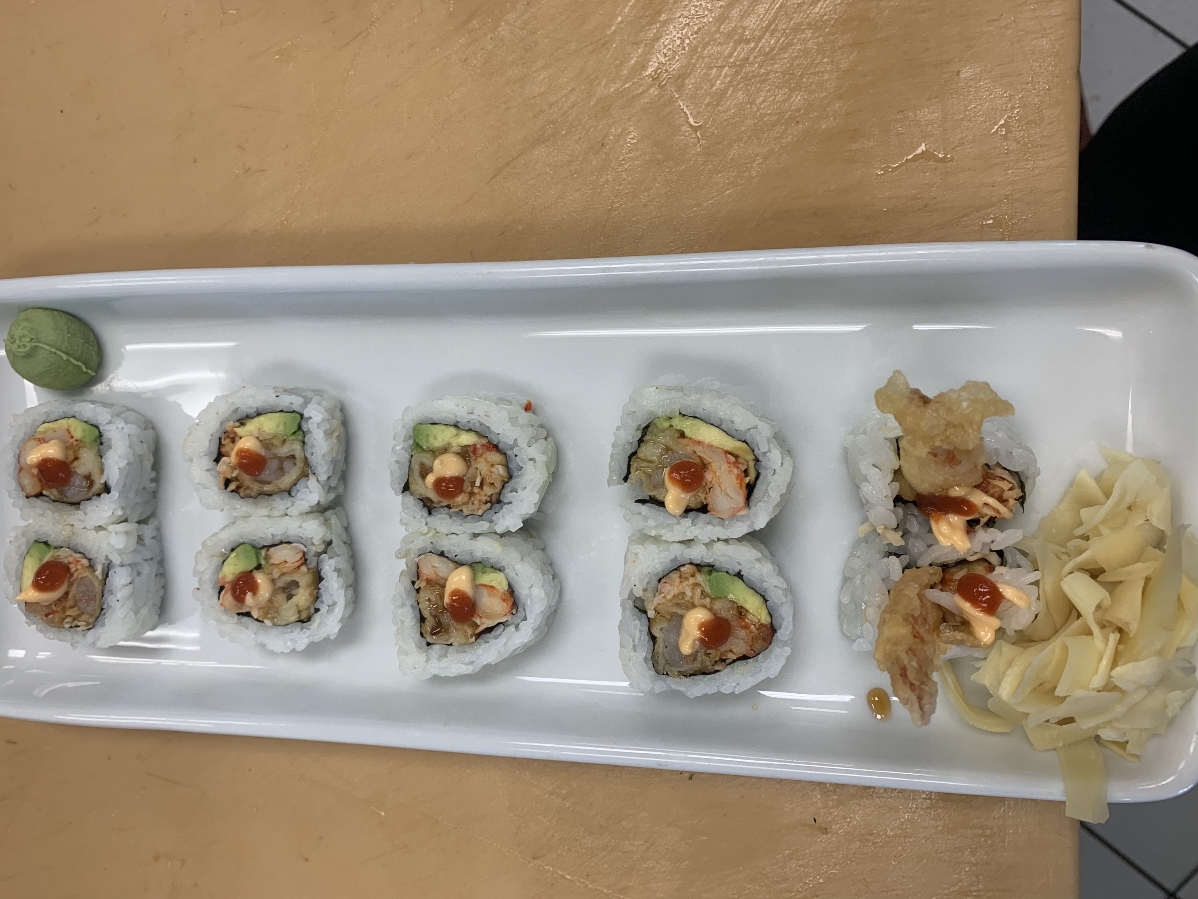 Order 10Piece Nola Roll food online from Jazz Sushi Bar store, New Orleans on bringmethat.com