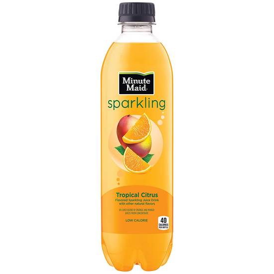 Order Minute Maid Sparkling Tropical Citrus food online from Deerings Market store, Traverse City on bringmethat.com