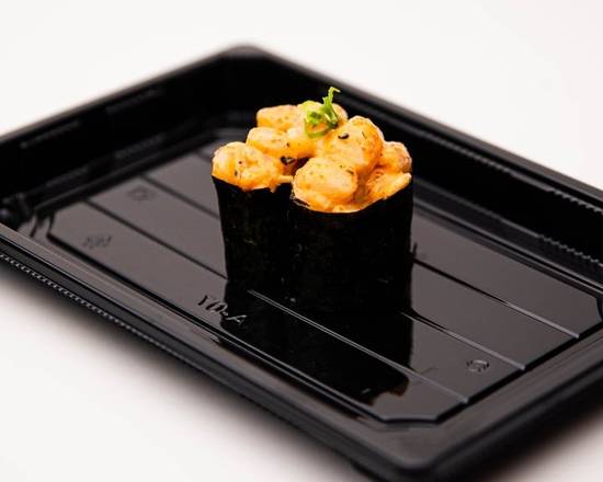 Order Spicy Scallop Nigiri food online from Bei Express store, Scottsdale on bringmethat.com