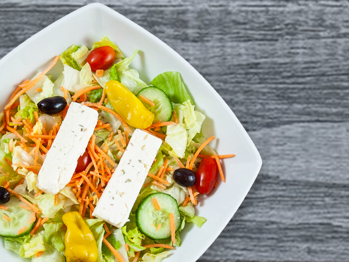 Order Greek Salad food online from Seasons Pizza store, Elkton on bringmethat.com