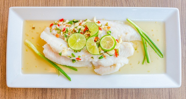 Order Steamed Sea Bass Special food online from The Connection Thai Sushi store, Henderson on bringmethat.com