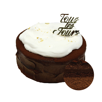 Order 6" Ganache Chocolate Mousse Cake food online from Tous Les Jours store, Carrollton on bringmethat.com