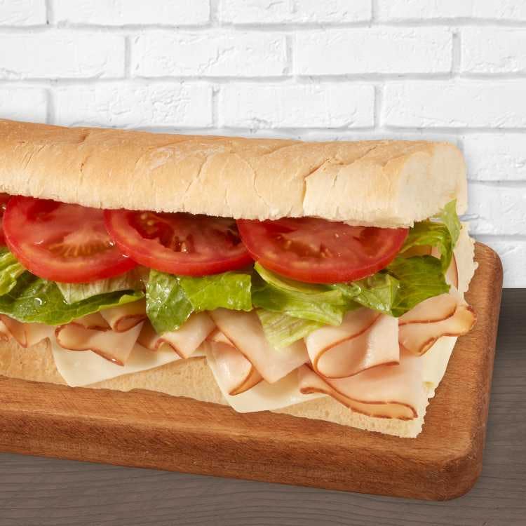 Order Turkey Sub - Regular 6'' food online from Papa Pizza To Go store, Blairsville on bringmethat.com
