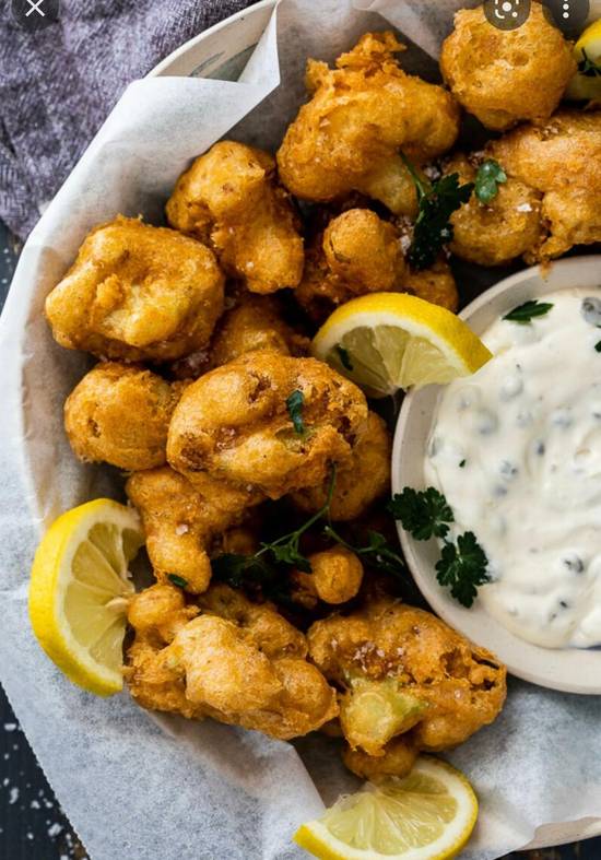 Order Battered Cauliflower food online from The Pizza Cutters store, Syracuse on bringmethat.com