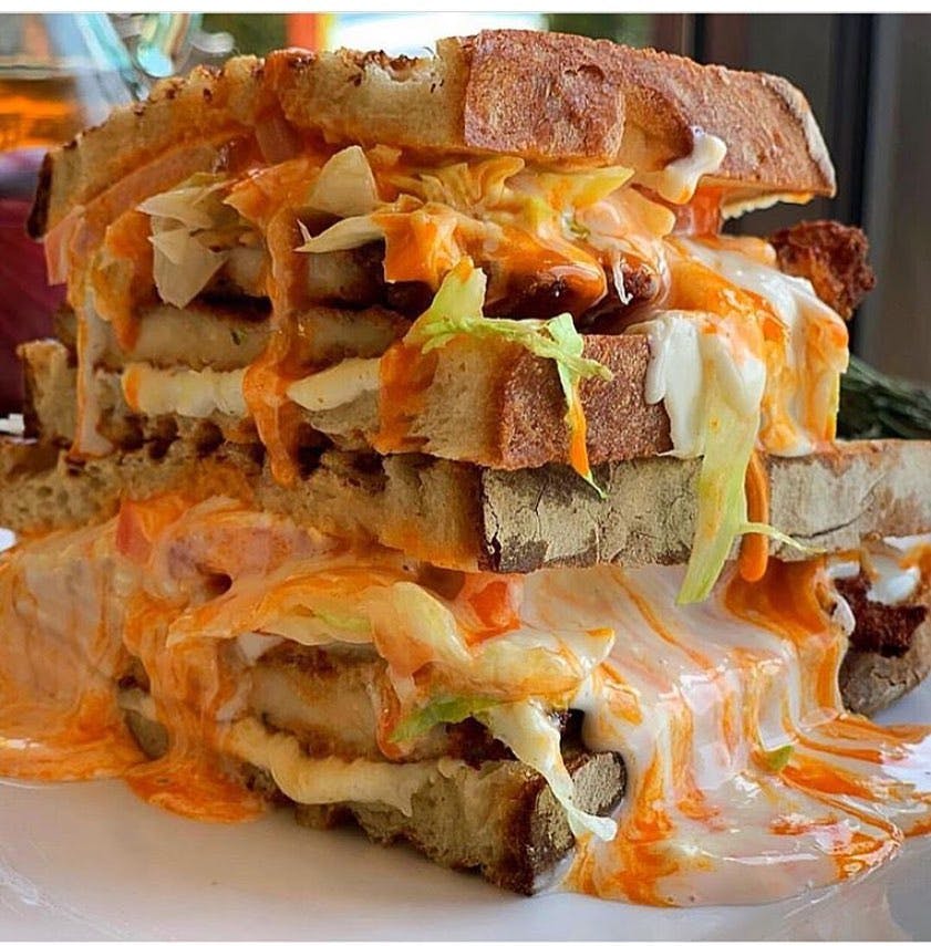 Order Buffalo Chicken Panini - Panini Speciale food online from Panini Grill store, Staten Island on bringmethat.com