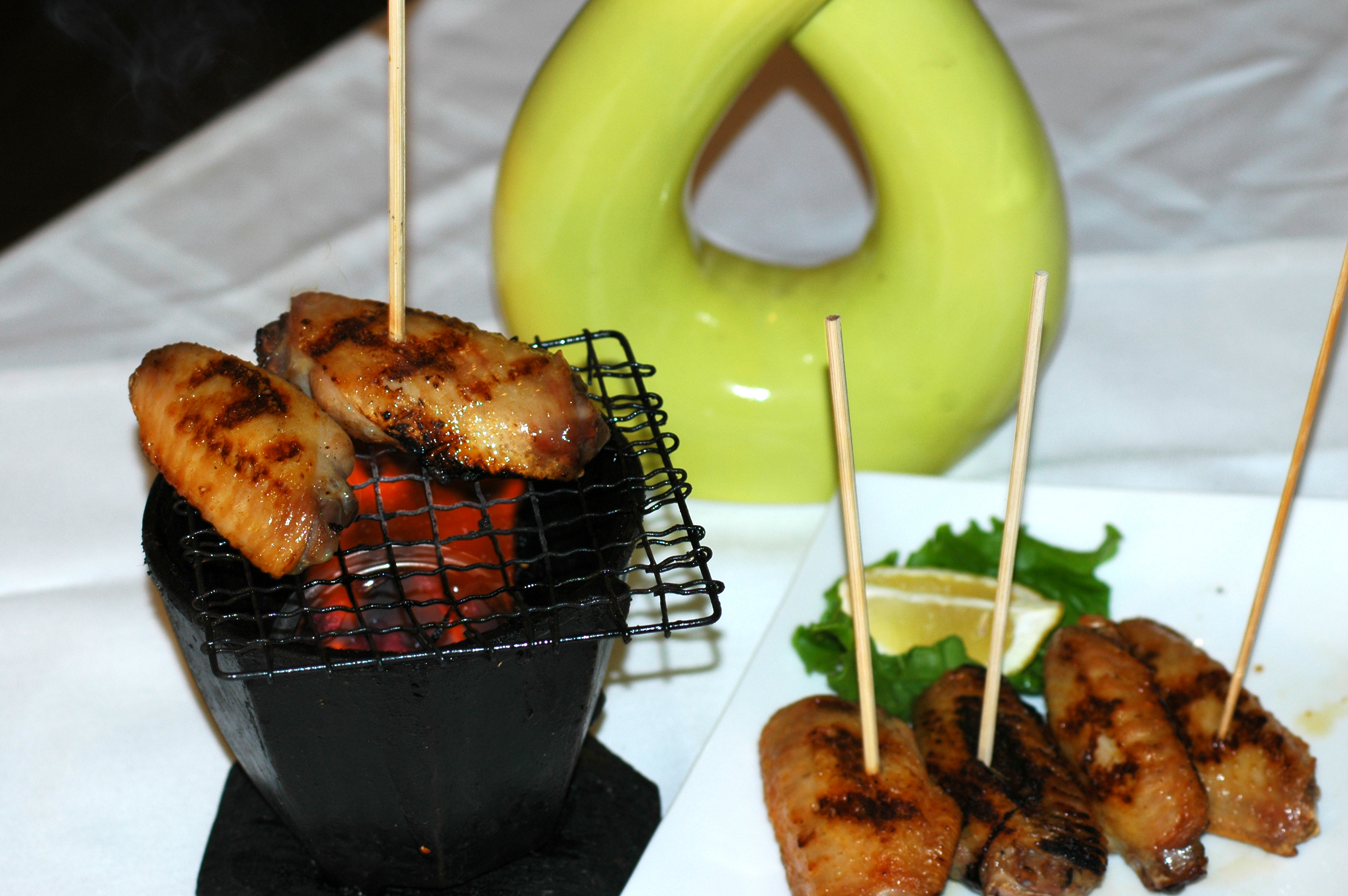 Order Teba Shioyaki Skewer: Chicken wings food online from Azuma Japanese Cuisine store, Cupertino on bringmethat.com