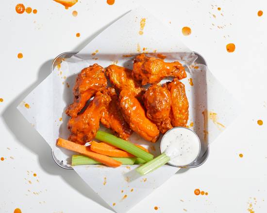 Order 8 Piece Chicken Wings food online from Killer Wings store, Thousand Oaks on bringmethat.com