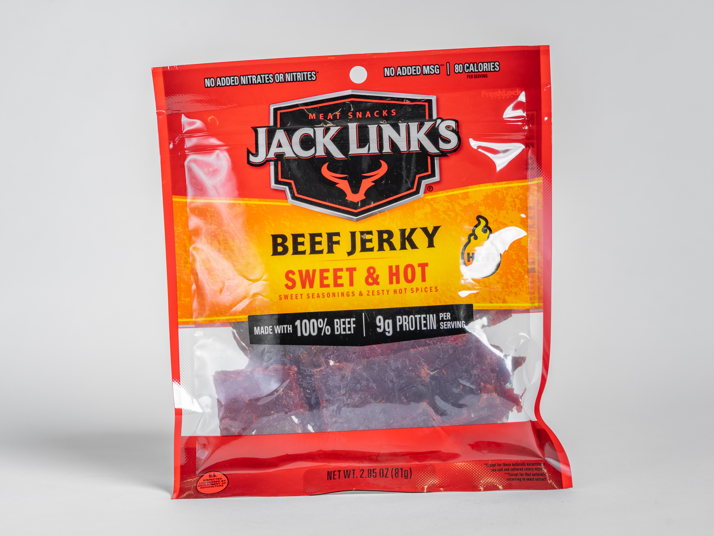 Order Jack Links Sweet And Hot, 2.85 oz. food online from Kangaroo Food Mart store, Cathedral City on bringmethat.com