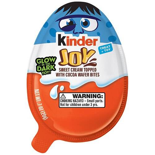 Order Kinder Joy Halloween Candy Egg with Glow-In-The-Dark Toy - 0.7 oz food online from Walgreens store, Bristol on bringmethat.com