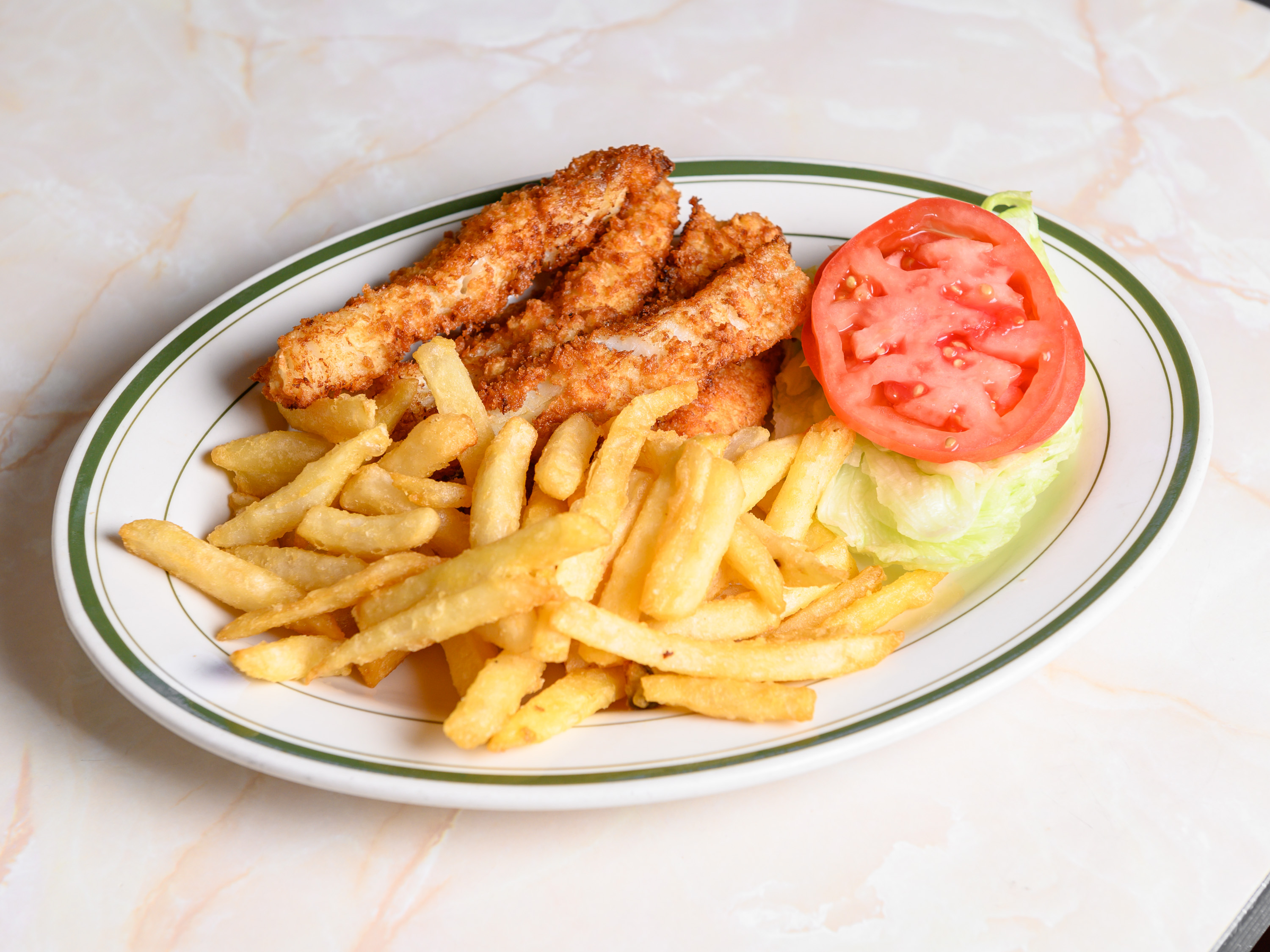 Order Fish and Chips food online from Ritz Diner store, New York on bringmethat.com