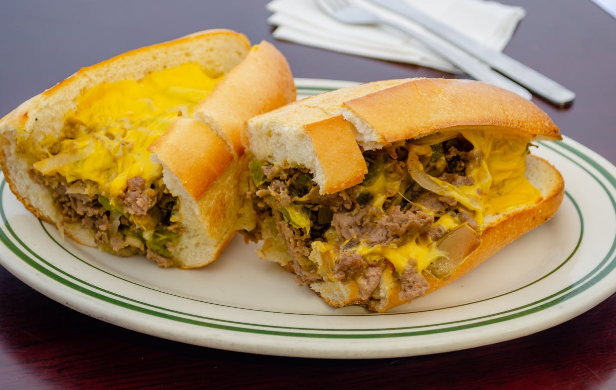 Order Cheesesteak Sandwich - Regular food online from Mulberry Street Pizza store, Newark on bringmethat.com