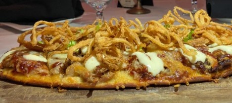 Order Pulled Pork Flatbread  food online from Chadds Ford Tavern store, Chadds Ford on bringmethat.com