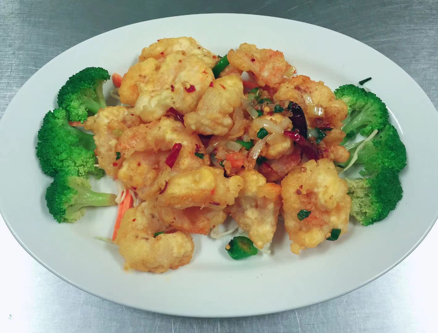 Order 8. Shrimp Supreme food online from Lulu Kitchen store, Albuquerque on bringmethat.com
