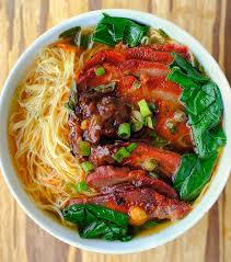 Order Roast pork noodle soup  food online from Yong Kang Street store, Paramus on bringmethat.com