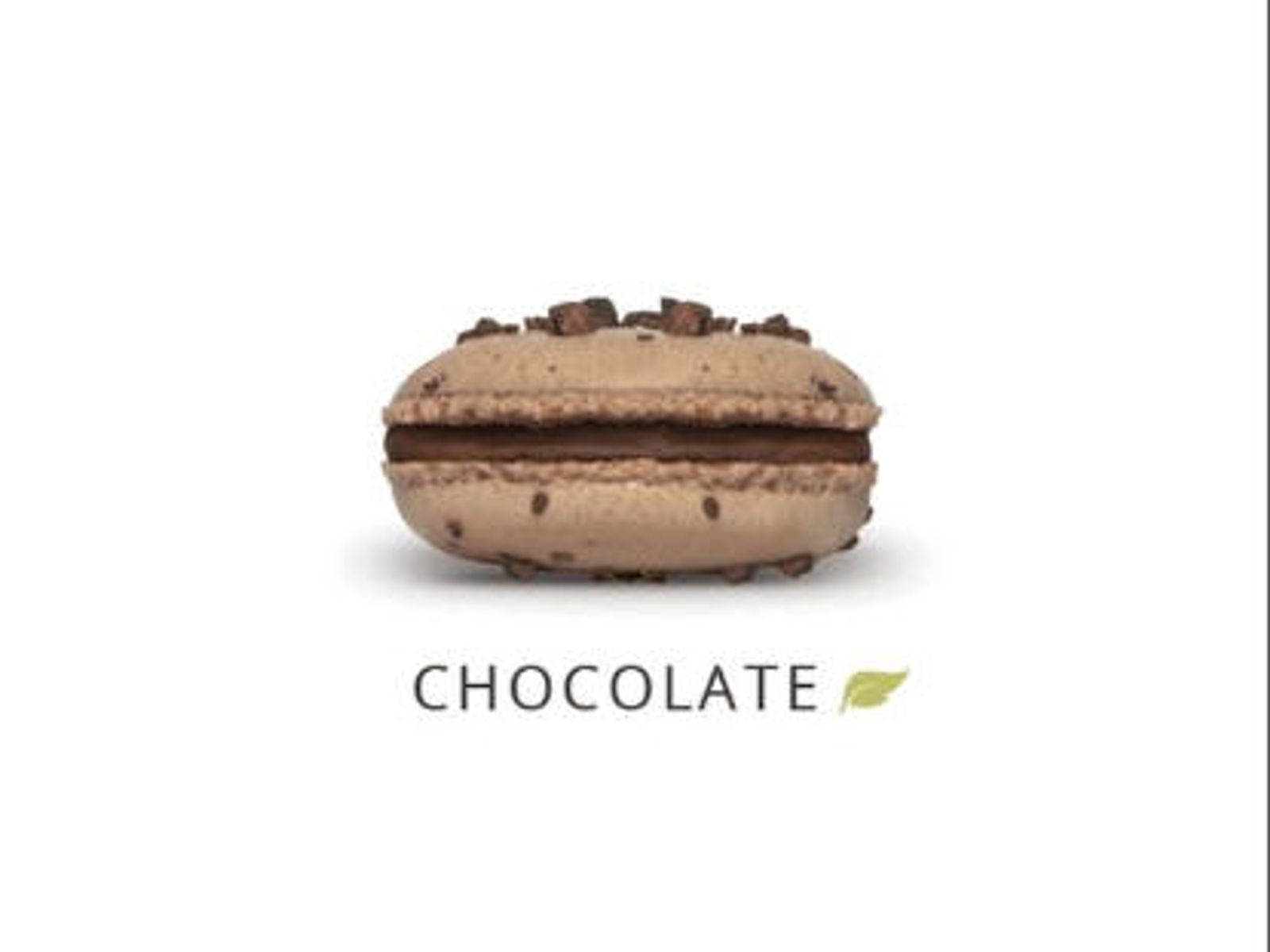 Order Chocolate Macaron food online from Ding Tea Carson store, Carson on bringmethat.com