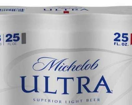 Order Michelob Ultra 3 Pack 25 oz Can food online from Rebel store, Lodi on bringmethat.com