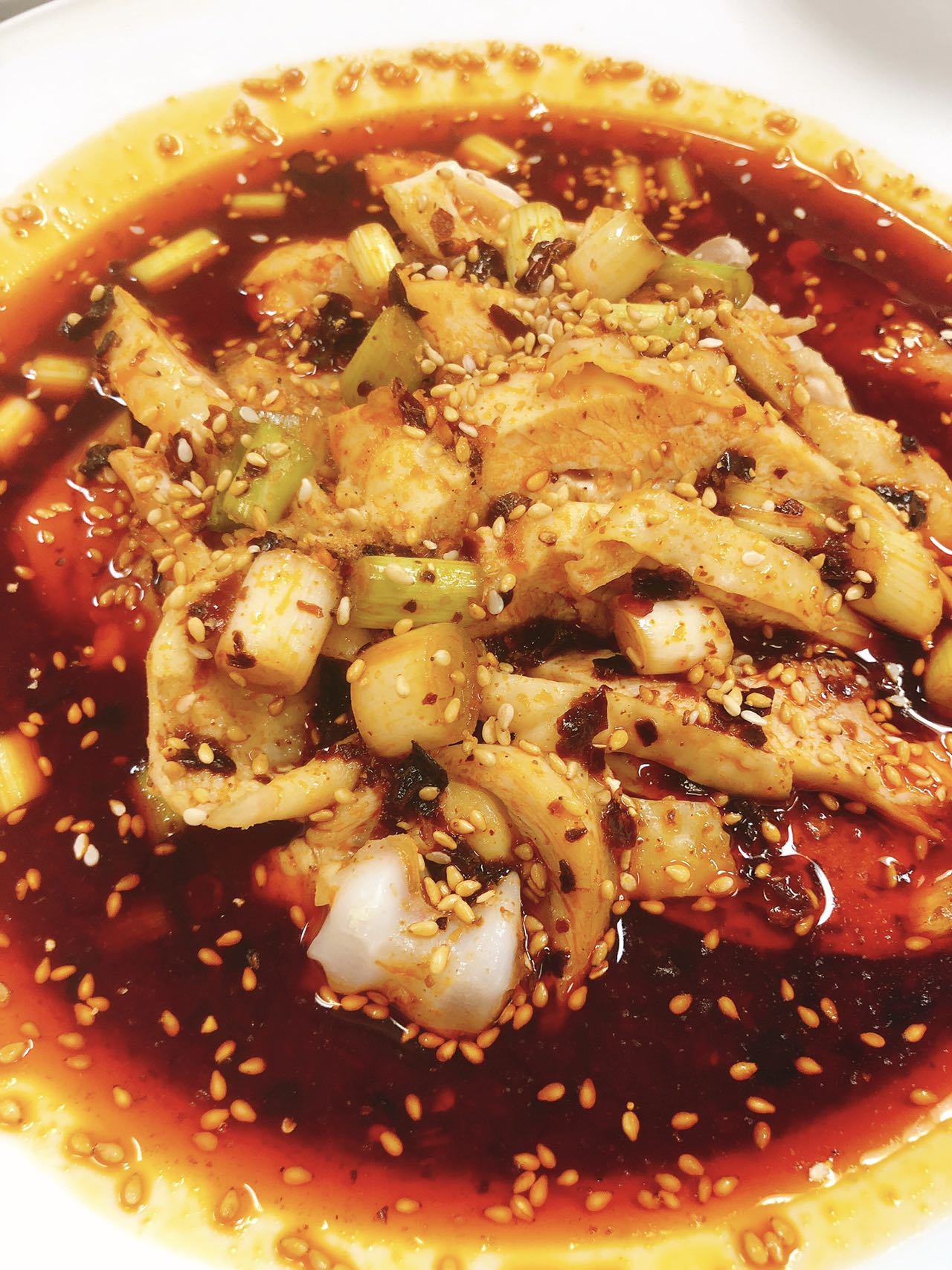 Order Steamed Chicken w/ Chili Sauce 成都口水鸡 food online from Hyde Park Prime Steakhouse store, Columbus on bringmethat.com