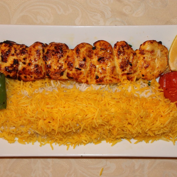 Order Chicken Kebab food online from Rose Persian Restaurant store, Teaneck on bringmethat.com