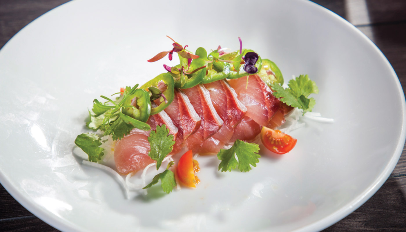 Order E11. Yellowtail Jalapeno food online from Ami Sushi store, Westwood on bringmethat.com