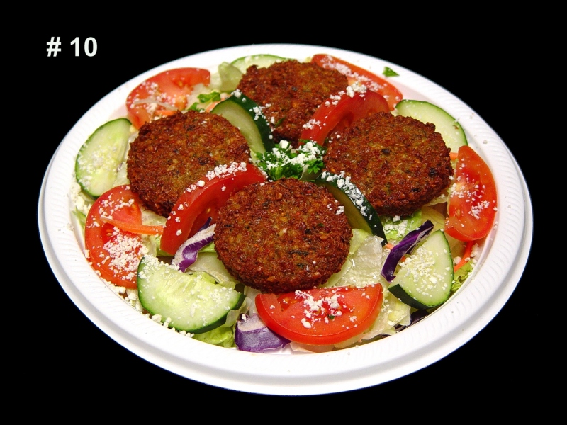 Order Falafel Salad food online from Mediterranean delight store, Glendale on bringmethat.com
