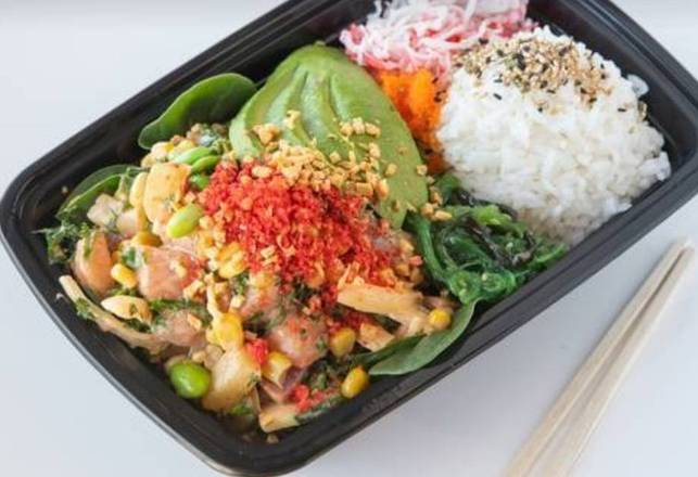 Order Large Bowl(Served with 4scoops of proteins) food online from Poke Bar store, Athens on bringmethat.com
