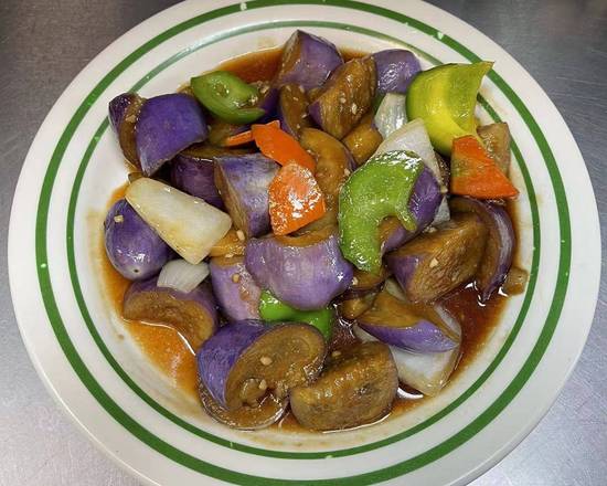 Order Eggplant  with Garlic Sauce                                                      鱼香茄子 food online from China Dragon store, Anoka on bringmethat.com