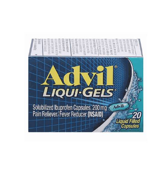 Order Advil Liqui-Gels Bottle - 200 mg food online from IV Deli Mart store, Goleta on bringmethat.com
