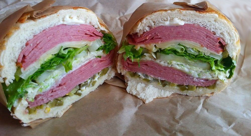 Order Salami Deli Sandwich food online from Bob Bagels store, Lyndhurst on bringmethat.com
